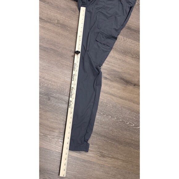 I Love Ugly Pants Mens Small Gray Cargo Joggers Stretch Nylon Drawstring - Picture 4 of 11